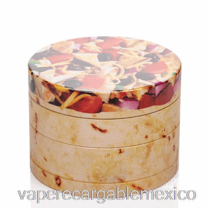 Vape Recargable V Syndicate Burrito Molinillo Para Cenar Sharpshred De 2,5 Pulgadas Y 4 Piezas